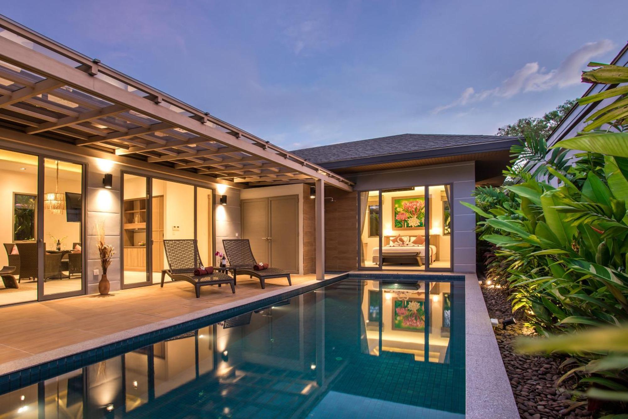 Boutique 2Br Villa Dalaa 1, Chemical Free Pool, Gated Residence, Kamala-part Kültér fotó